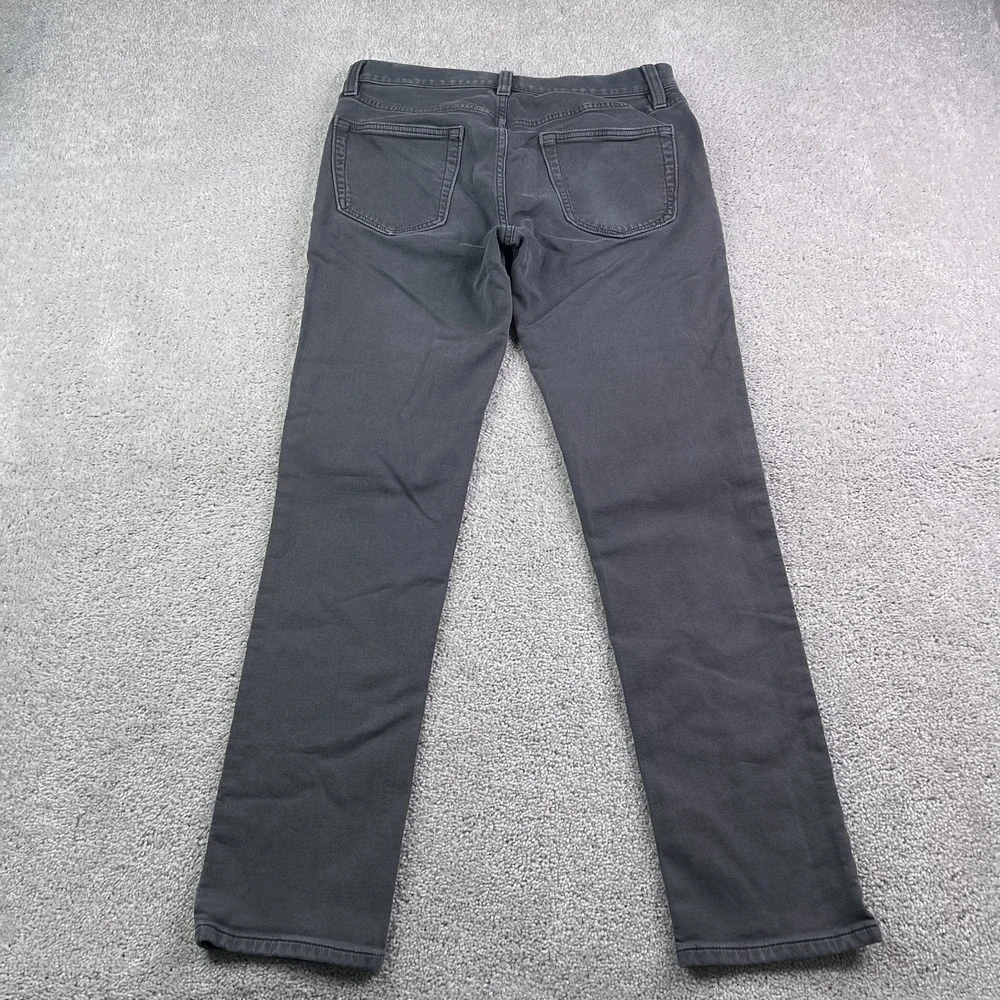 Banana Republic Jeans Mens 31x32 (Fits 30x30) Grey Traveler‎ Slim Fit Denim